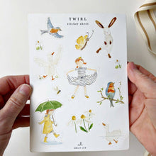 Load image into Gallery viewer, Twirl sticker sheets