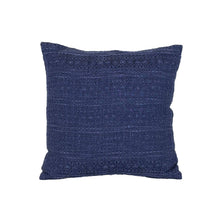 Load image into Gallery viewer, Silas Boho 18x18 Outdoor Indoor Navy Filled Throw Pillow