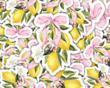 Load image into Gallery viewer, Lemon Coquette Sticker, Pretty Sticker, Fruit Sticker