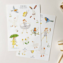 Load image into Gallery viewer, Twirl sticker sheets