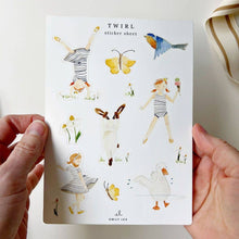 Load image into Gallery viewer, Twirl sticker sheets