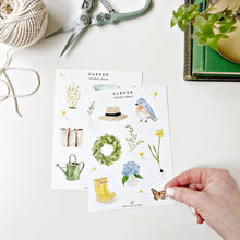 Load image into Gallery viewer, Garden sticker sheets