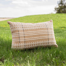 Load image into Gallery viewer, Olin 14x22 Outdoor Indoor Woven Boho Diamond Filled Pillow