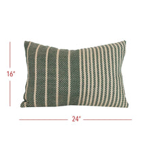 Load image into Gallery viewer, Delmare 16x24 Outdoor Indoor Farmhouse Stripe Filled Pillow