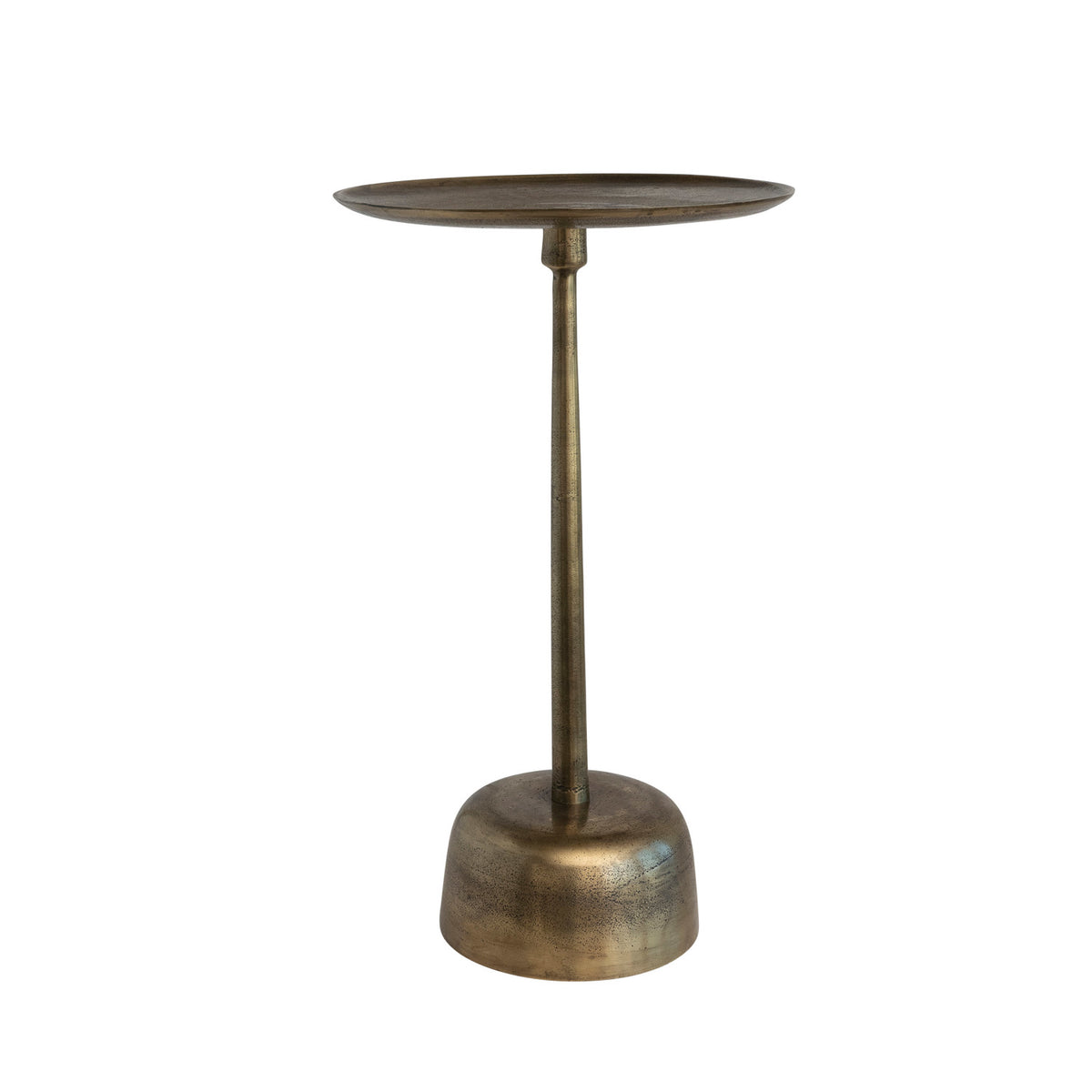 Creative Co-op Aluminum Side Table - Antique Brass Finish – Wasson 