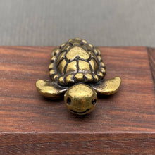 Load image into Gallery viewer, Brass Mini Turtle Decoration