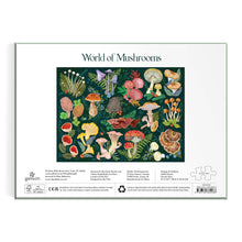 Load image into Gallery viewer, World of Mushrooms 1000 Piece Puzzle by Galison