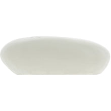 Load image into Gallery viewer, White oval garden stone with 'Mom' text engraved on smooth ceramic surface