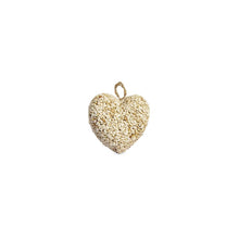 Load image into Gallery viewer, Heart-shaped wild bird seed cake with natural seeds and hanging loop