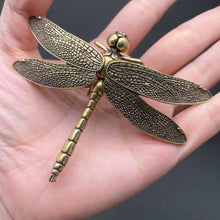 Load image into Gallery viewer, Brass Dragonfly Decoration