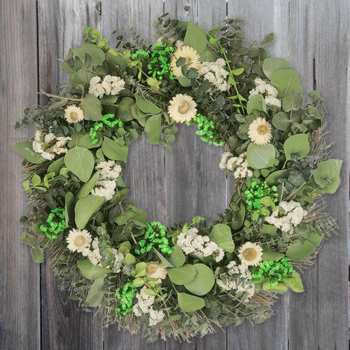 Wildflower Garden Eucalyptus Wreath