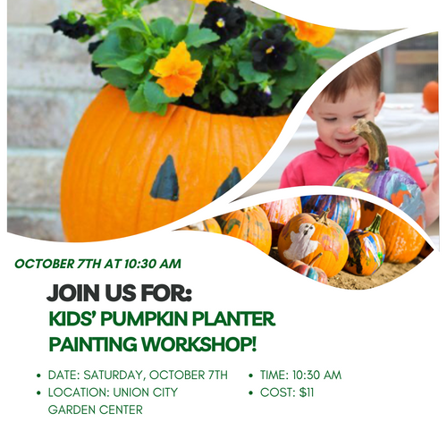 Union City Kids' Pumpkin Planter Painting Workshop