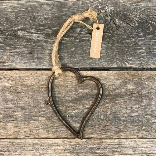 Small Metal Heart Ornament