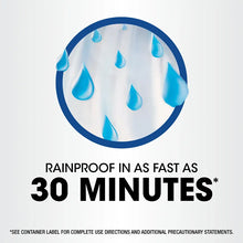 Load image into Gallery viewer, Rainproof herbicide application icon showing water droplets with 30 minutes protection claim
