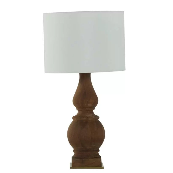 Monticello Outdoor Teak Table Lamp