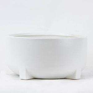 12" Wide Smooth Organic Planter