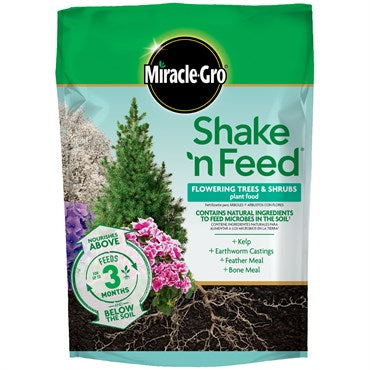Miracle-Gro Shake 'N Feed Flowering Trees and Shrubs Plant Food- 8lb
