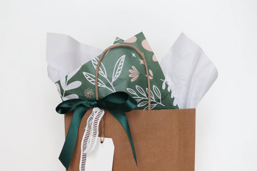 Tissue Paper - House Plant  and Floral Design