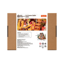 Load image into Gallery viewer, Rolife A-Frame Cabin DIY Miniature House