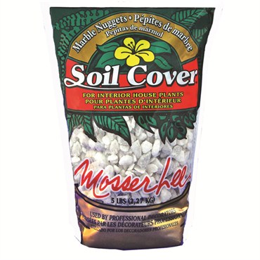 Mosser Soil Cover White Marble Nuggets 1.5