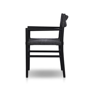 Lomas Outdoor Dining Armchair Black Teak