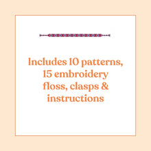 Load image into Gallery viewer, Mindful Crafts: Calm Vibes Friendship Bracelet Kit
