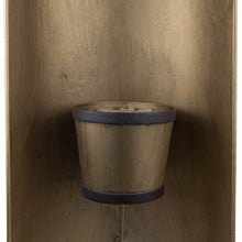 Load image into Gallery viewer, Brass Boho Decor Curved Wall Planter Pot Metal