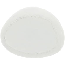 Load image into Gallery viewer, White circular garden stone with Mom text engraved on surface