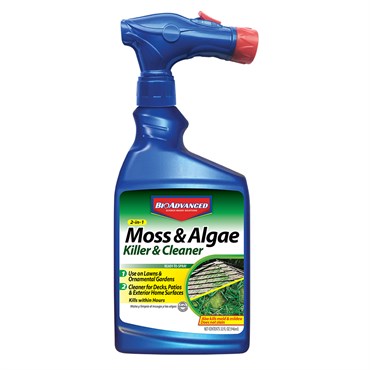BioAdvanced 2-in-1 Moss; Algae Killer - 32oz - Rts