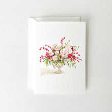 Load image into Gallery viewer, Pink bouquet mini notecard