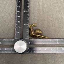 Load image into Gallery viewer, Brass Snail Decoration