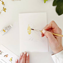 Load image into Gallery viewer, Backyard birds paintable notecards