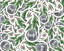 Load image into Gallery viewer, Begonia Polka Dot Disco Ball Plant Sticker, Plant Shop Gift