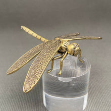 Load image into Gallery viewer, Brass Dragonfly Decoration