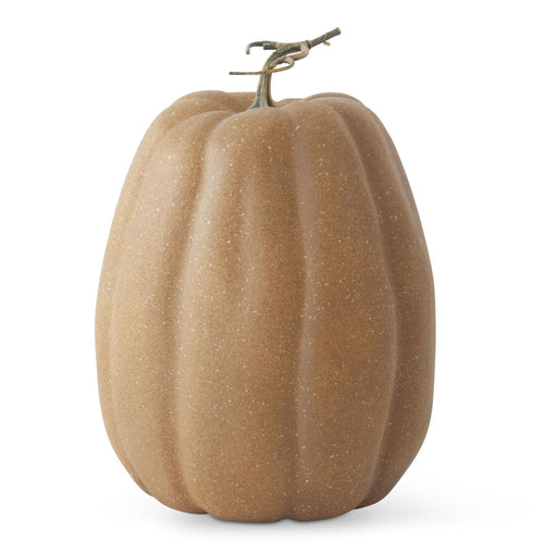 Brown & Cream Speckled Pumpkin
