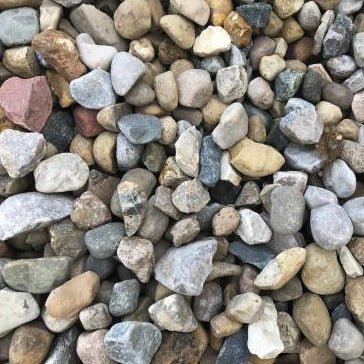 Washed Stone #4 River Rock - Half Yard