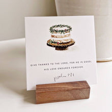 Load image into Gallery viewer, Wood card holder