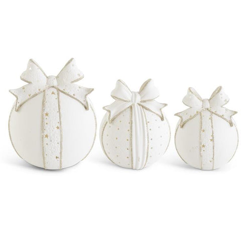 Cutout White Porcelain LED Tabletop Ornament