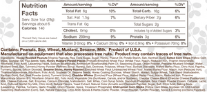 6oz Printed Bag  5 O'Clock Crunch Snack Mix