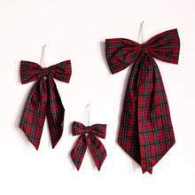 Load image into Gallery viewer, Plaid Red Fabric Bows
