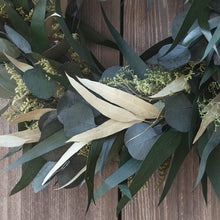 Load image into Gallery viewer, Willow and Silver Dollar Eucalyptus Wreath