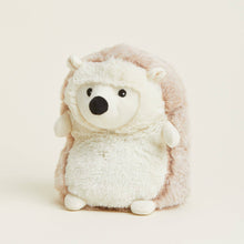 Load image into Gallery viewer, Soft plush hedgehog stuffed animal with cream and beige fur against neutral background