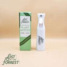 Load image into Gallery viewer, White plastic continuous spray bottle mister for plants with green packaging box