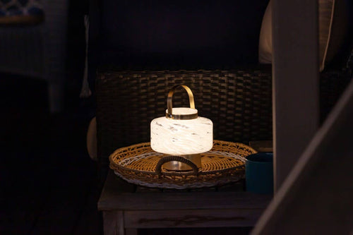Portable Glass LED Lightkeeper Lantern - 5.9