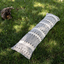 Load image into Gallery viewer, Jadon 12x46 Braided Geometric Outdoor Indoor Filled Pillow