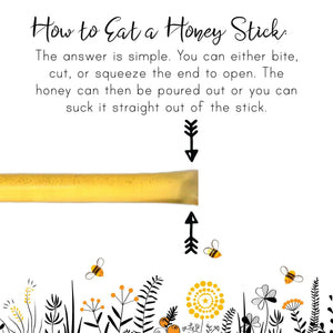 Honey Sticks with Display Jar