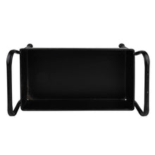 Load image into Gallery viewer, Auden Footed Farmhouse Caddy Black Metal