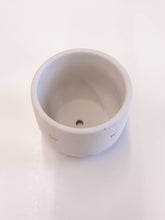 Load image into Gallery viewer, Pink Bow Planter With Drainage Hole: Raw Concrete 4&quot;
