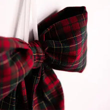 Load image into Gallery viewer, Plaid Red Fabric Bows