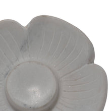 Load image into Gallery viewer, Fleur White Marble Flower Spoon Rest